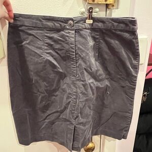 Women's WoolOvers Gray Cotton Skirt